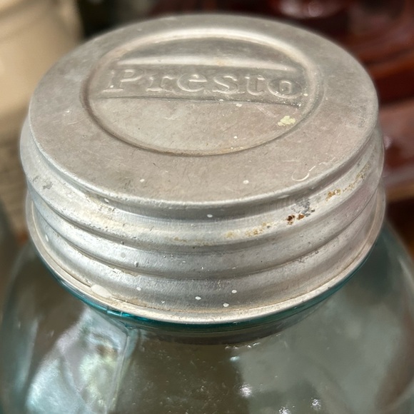 Vintage half gallon ball perfect mason jars number 6, 5 with PRESTO ids - Picture 7 of 10